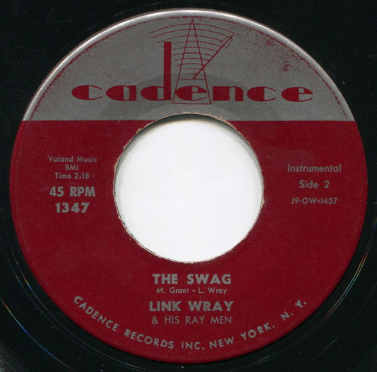 Link Wray & His Ray Men* : Rumble / The Swag (7", Single, Roc)