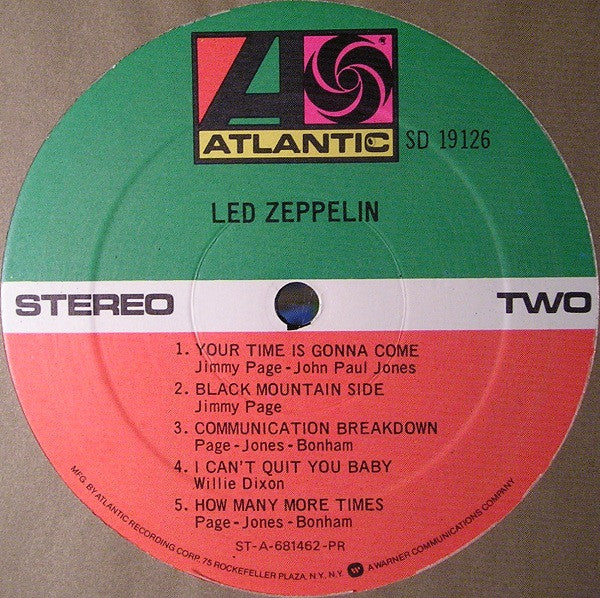 Led Zeppelin : Led Zeppelin (LP, Album, RE, PR)