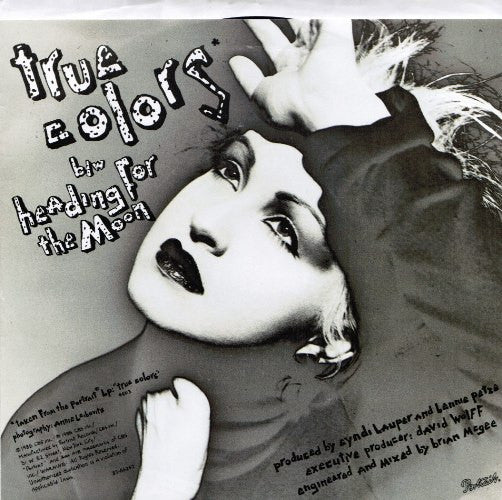 Cyndi Lauper : True Colors (7", Single, Styrene, Pit)