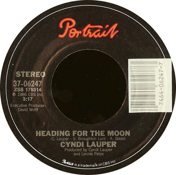 Cyndi Lauper : True Colors (7", Single, Styrene, Pit)