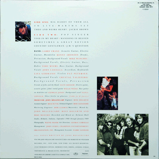 John Cougar Mellencamp : Big Daddy (LP, Album, Club, BM)