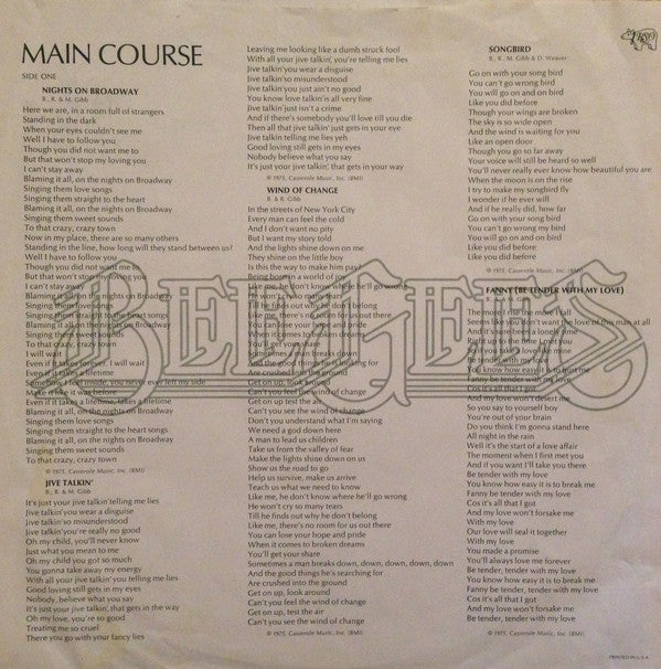 Bee Gees : Main Course (LP, Album, Spe)