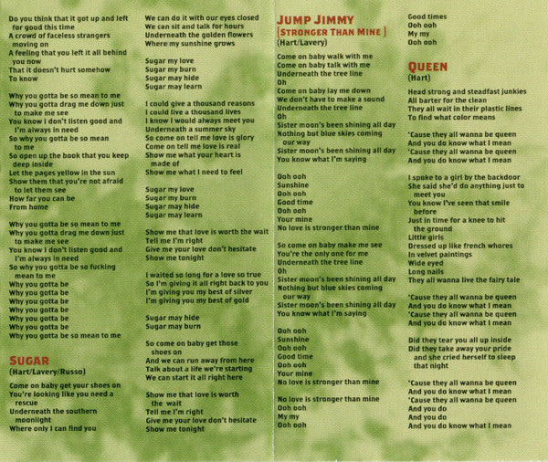 Tonic (2) : Sugar (Cass)