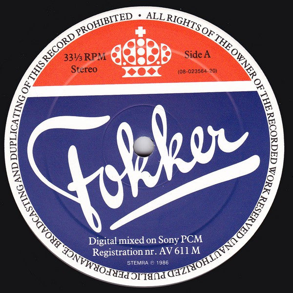 Toon Vieijra* : Fokker On The Wing (LP)