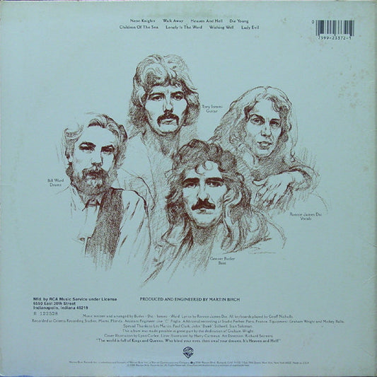 Black Sabbath : Heaven And Hell (LP, Album, Club, RCA)