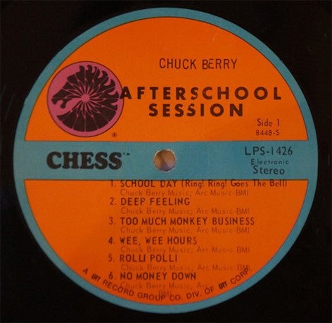Chuck Berry : After School Session (LP, Album, RP, GRT)