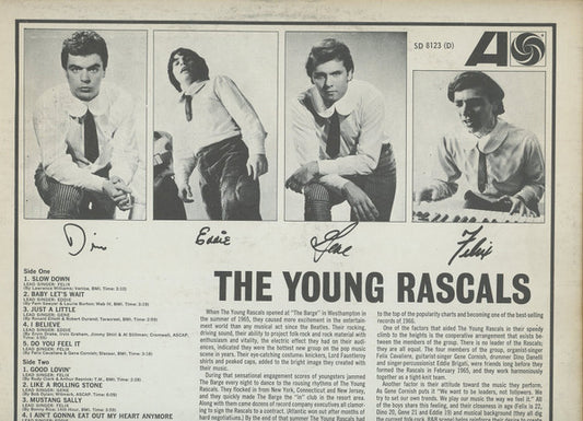 The Young Rascals : The Young Rascals (LP, Album)