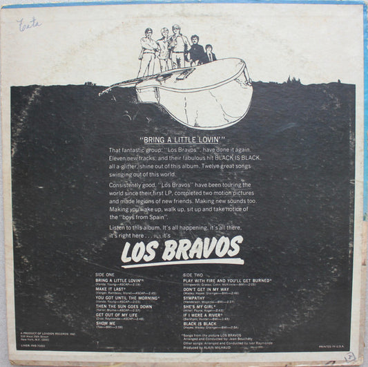 Los Bravos : Bring A Little Lovin' (LP, Album)