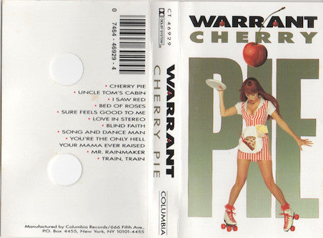 Warrant : Cherry Pie (Cass, Album)