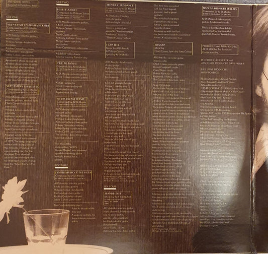 Al Di Meola : Splendido Hotel (2xLP, Album, Promo)