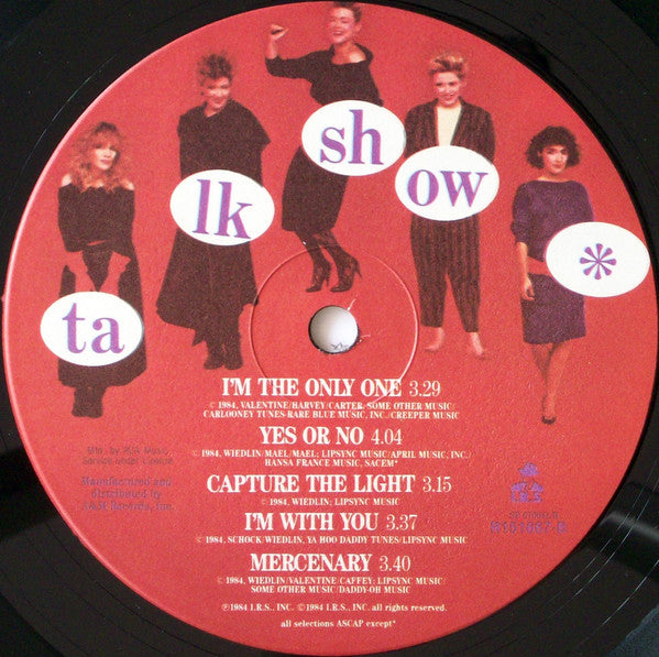 Go-Go's : Talk Show (LP, Album, Club, RCA)