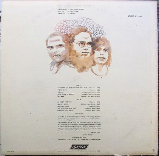 ZZ Top : ZZ Top's First Album (LP, Album, AL )
