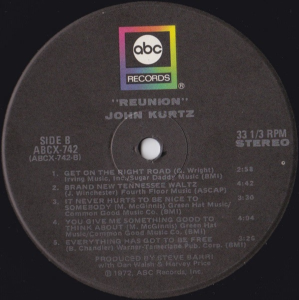 John Henry Kurtz* : Reunion (LP, Album)