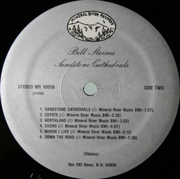 Bill Staines : Sandstone Cathedrals (LP, Album)
