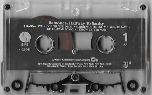 Ramones : Halfway To Sanity (Cass, Album, AR)