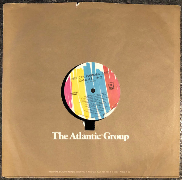 The Jim Carroll Band : Catholic Boy (LP, Album, SP-)
