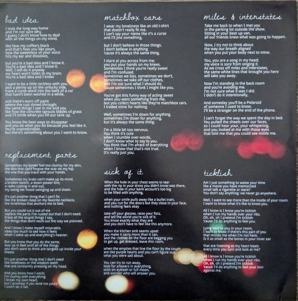 Candy Hearts : The Best Ways To Disappear (12", S/Sided, EP, Etch, Cle)