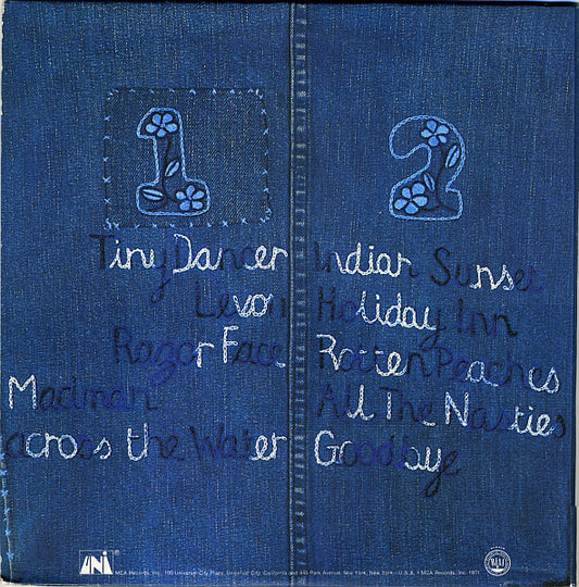 Elton John : Madman Across The Water (LP, Album, Gat)