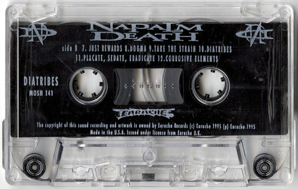 Napalm Death : Diatribes (Cass, Album)