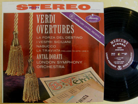 Verdi*, London Symphony Orchestra, Antal Dorati : Verdi Overtures (LP, Album)