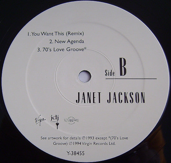 Janet Jackson : You Want This (12")