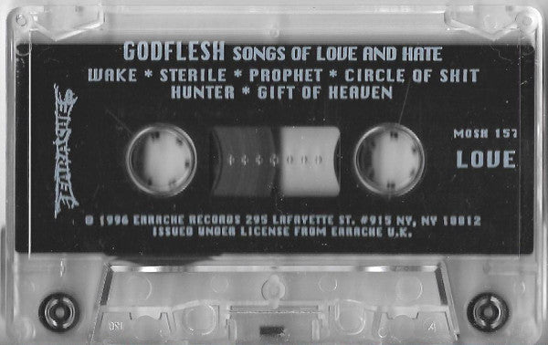 Godflesh : Songs Of Love And Hate (Cass, Album)