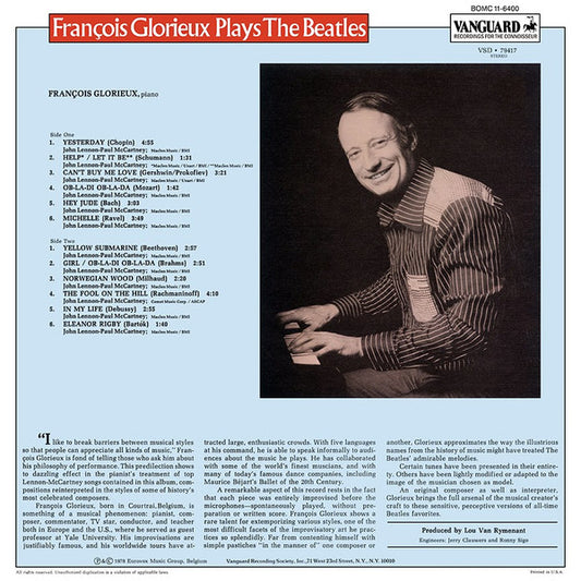 François Glorieux : François Glorieux Plays The Beatles (LP, Album)