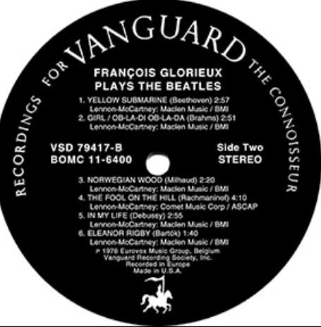 François Glorieux : François Glorieux Plays The Beatles (LP, Album)