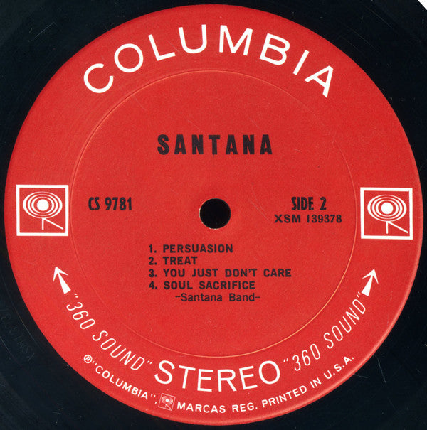 Santana : Santana (LP, Album, Pit)
