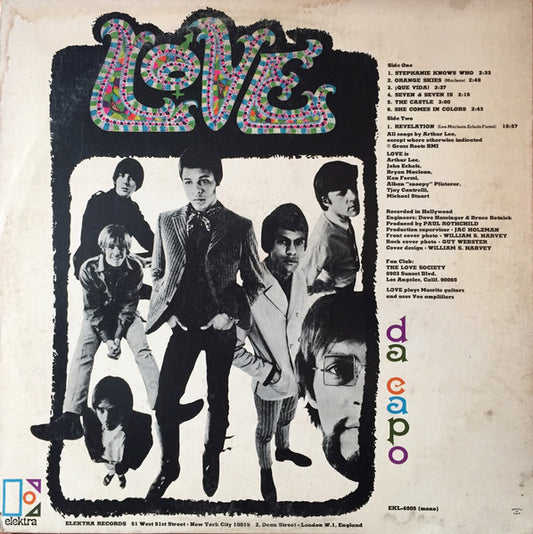 Love : Da Capo (LP, Album, All)