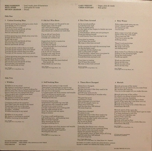 Spooky Tooth : You Broke My Heart So I Busted Your Jaw (LP, Album, Pit)