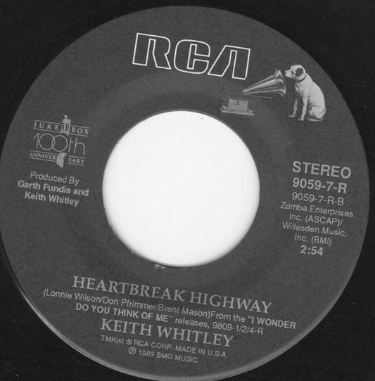 Keith Whitley : It Ain't Nothin' (7", Single)
