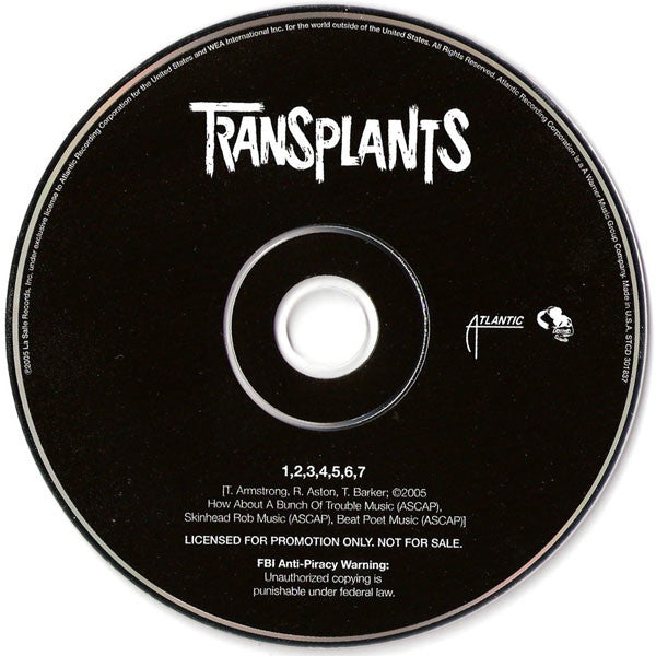 Transplants : Haunted Cities (CD, Album)