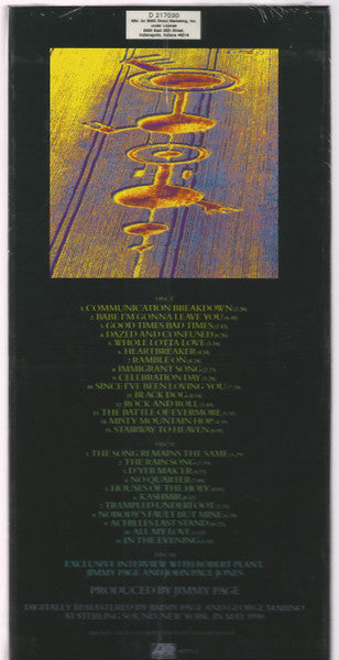 Led Zeppelin : Remasters (3xCD, Comp, Club, RE, RM, Dig)