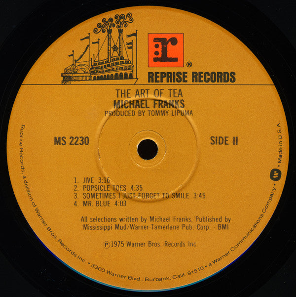 Michael Franks : The Art Of Tea (LP, Album, Win)