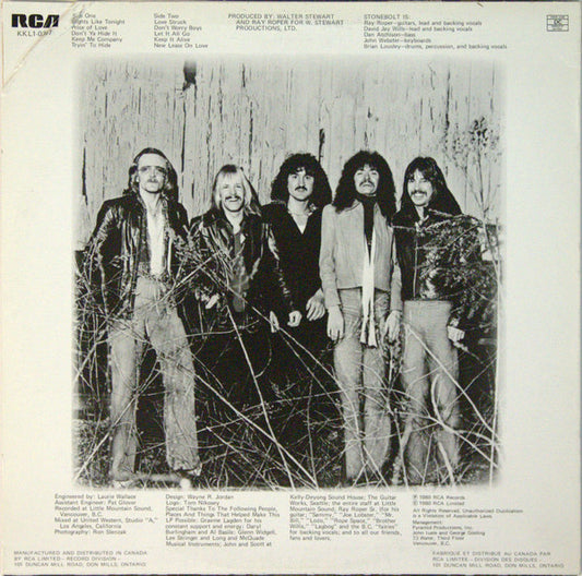 Stonebolt : Keep It Alive (LP, Album)