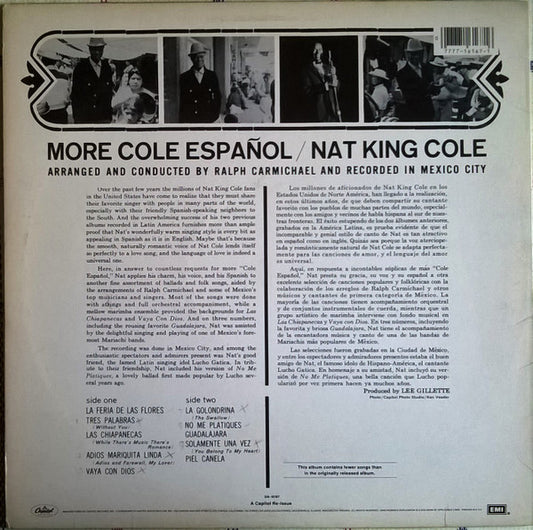 Nat King Cole : More Cole Español (LP, Album, RE)