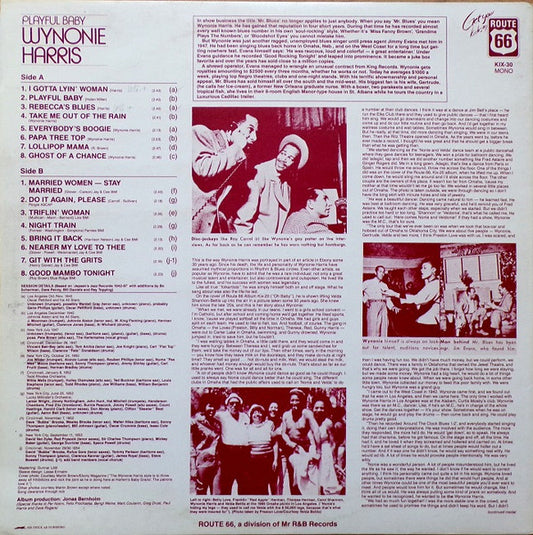 Wynonie Harris : Playful Baby (LP, Comp, Mono)