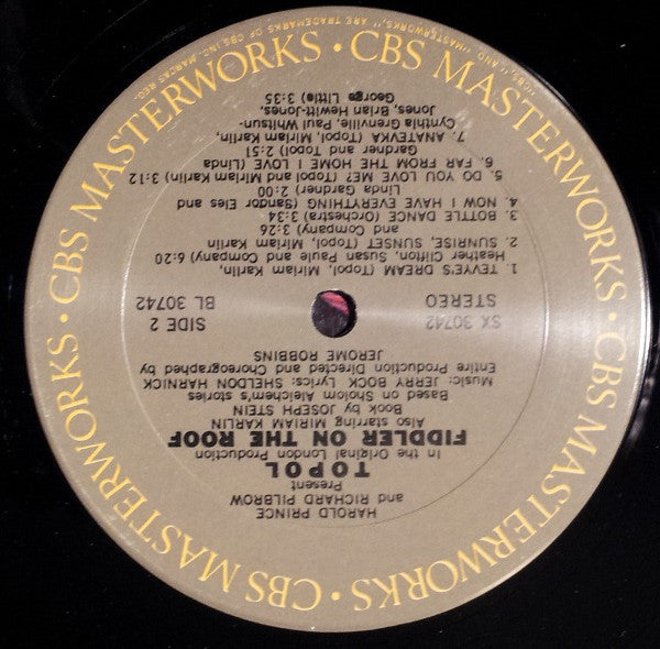 Topol : Fiddler On The Roof (LP, Album)