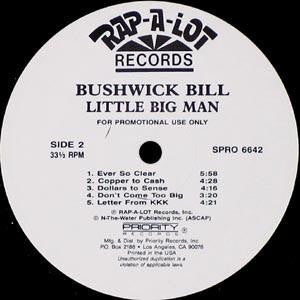 Bushwick Bill : Little Big Man (LP, Promo)