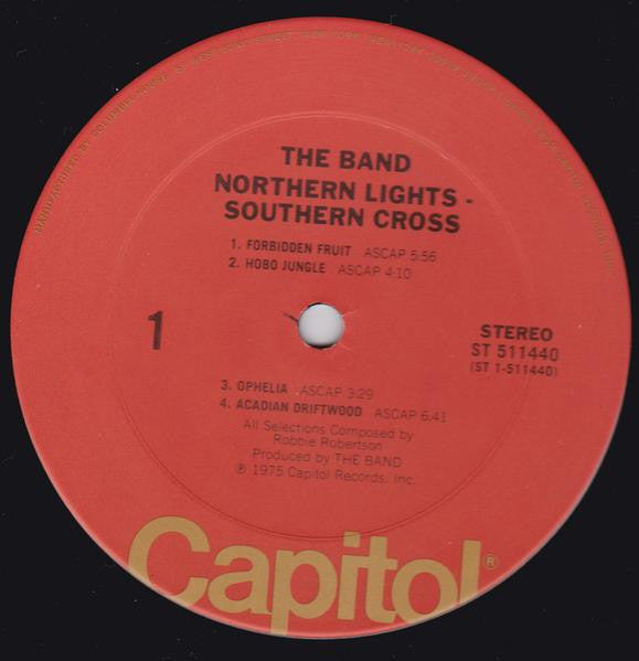 The Band : Northern Lights - Southern Cross (LP, Album, Club)