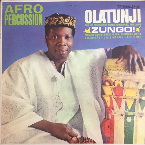 Olatunji And His Percussion, Brass, Woodwind, And Choir* : Afro Percussion (LP)