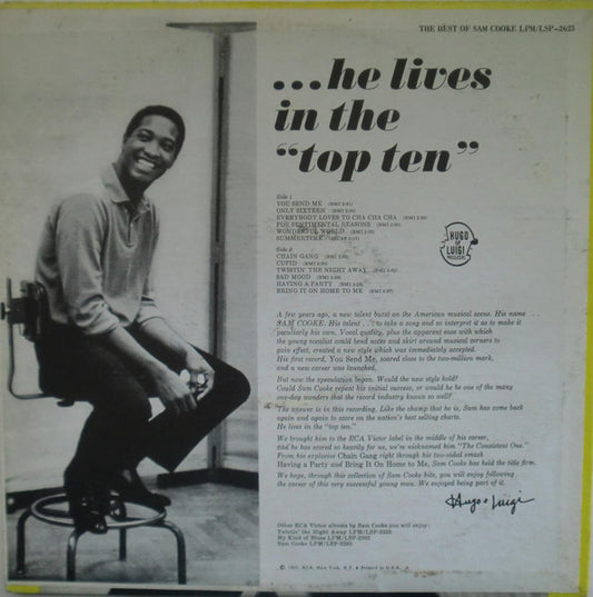 Sam Cooke : The Best Of Sam Cooke (LP, Comp, RE, Ora)