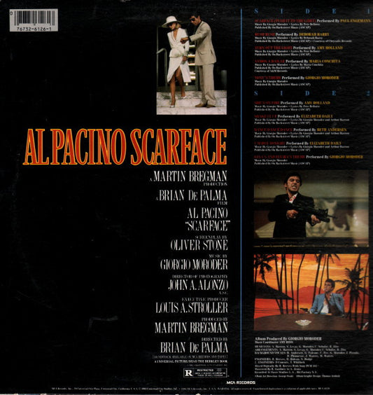 Various : Scarface (Music From The Original Motion Picture Soundtrack) (LP, Comp)