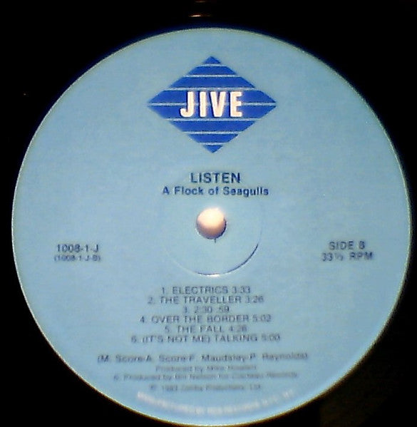 A Flock Of Seagulls : Listen (LP, Album)