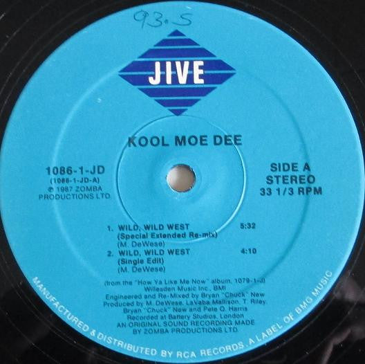 Kool Moe Dee : Wild, Wild West (12")