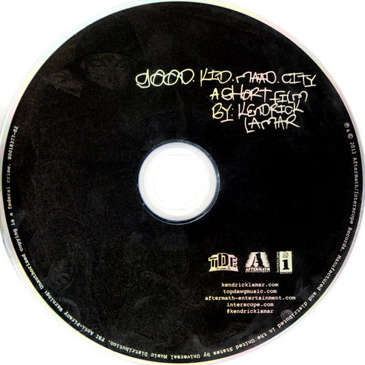 Kendrick Lamar : Good Kid, M.A.A.D City (CD, Album)