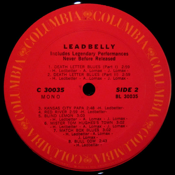 Leadbelly : Leadbelly (LP, Comp, Mono, Ter)