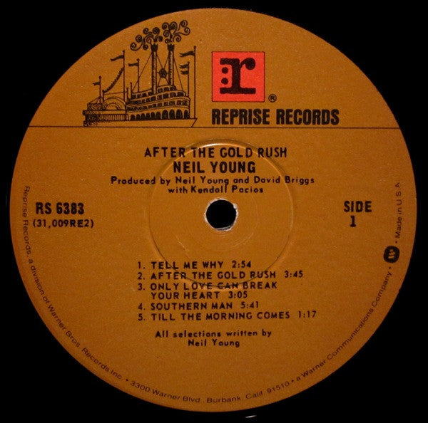 Neil Young : After The Gold Rush (LP, Album, RE, Tex)