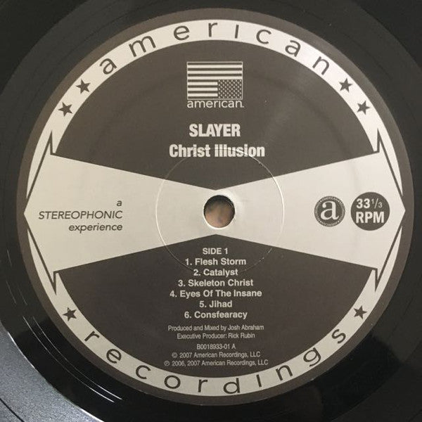 Slayer : Christ Illusion (LP, Album, RE, RM, S/Edition, 180)